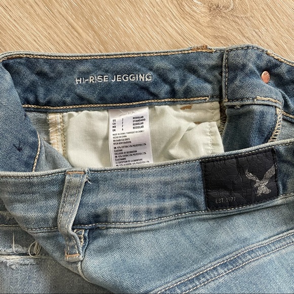 AE HIGH RISE DENIM JEGGING - Picture 6 of 11